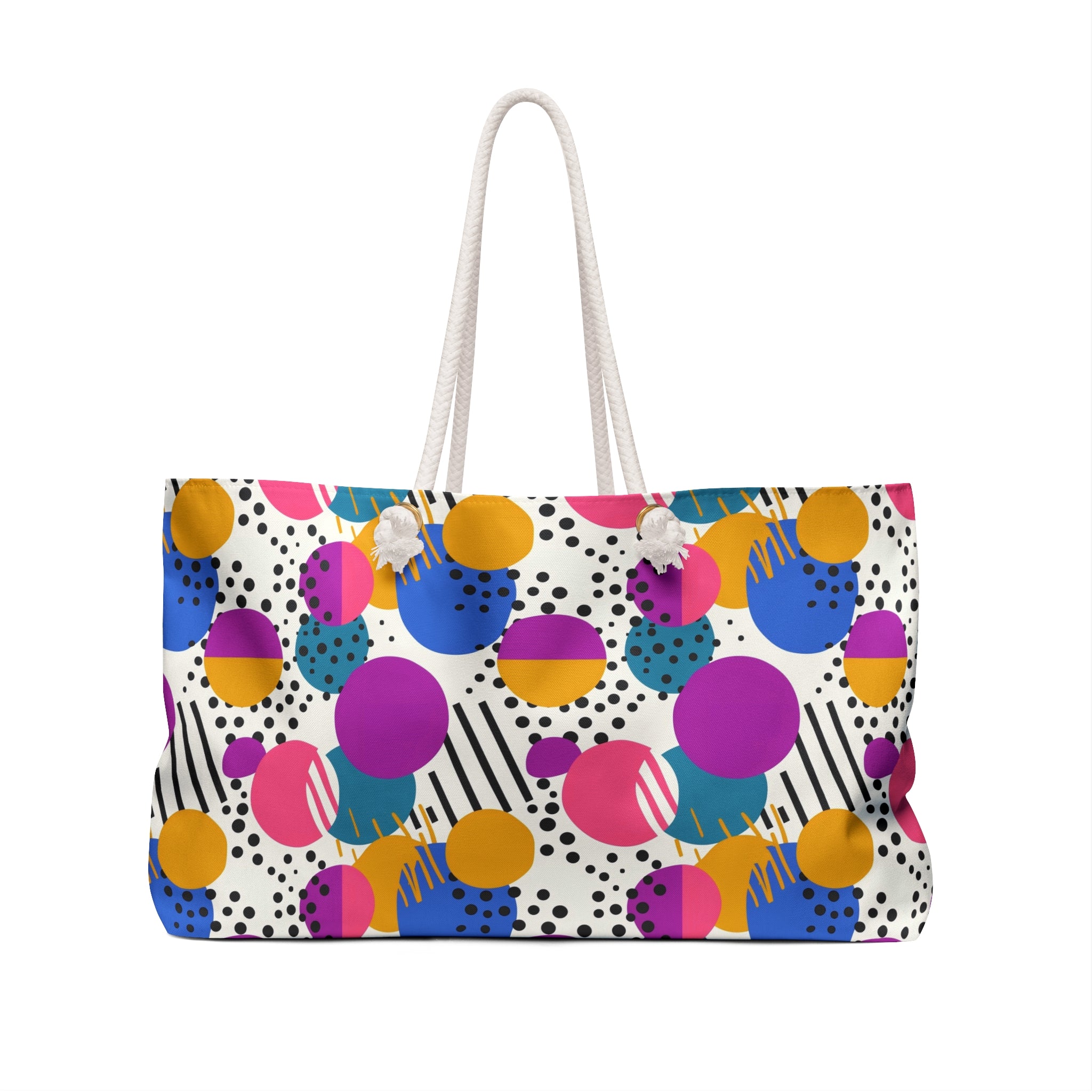 Vibrant Weekend Bag, Chic Beach Carryall