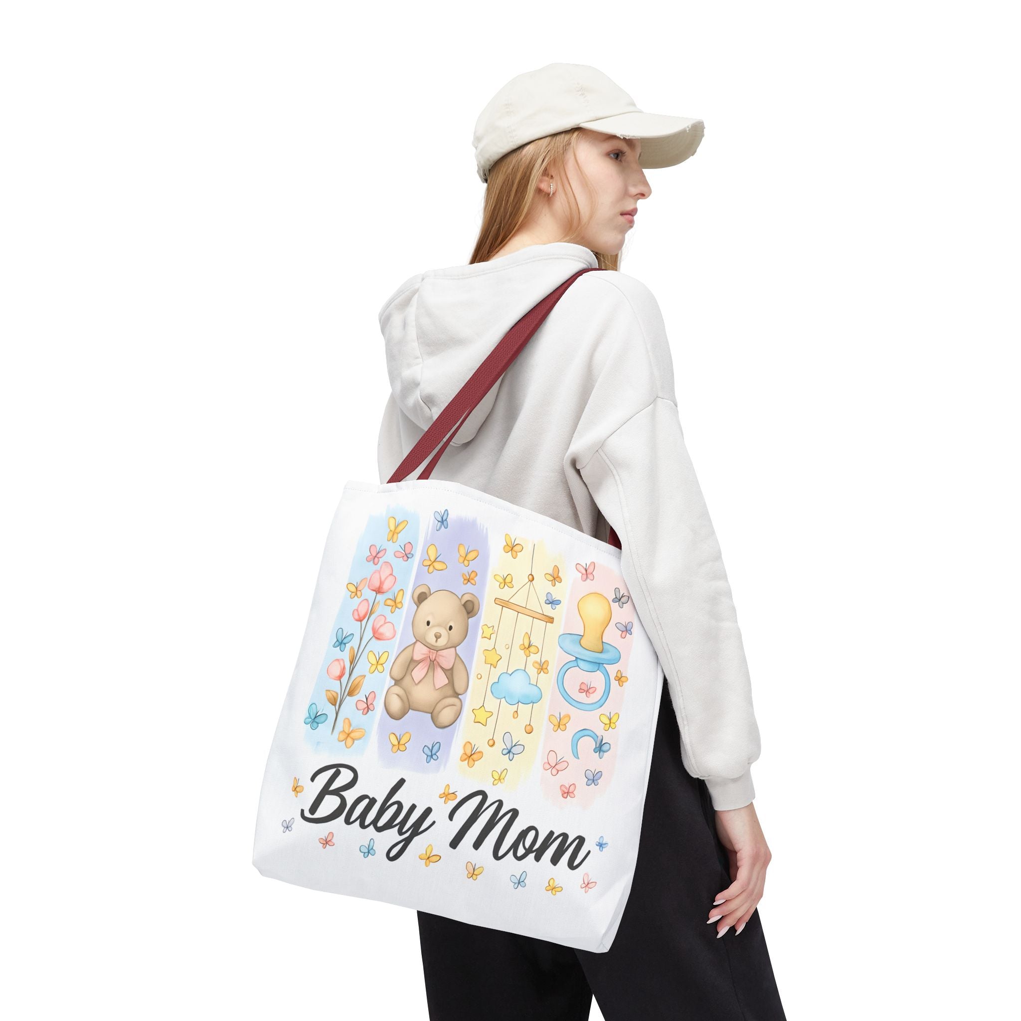 Baby Mom Tote Bag – Cute Gift for New Moms, Nursery Bag