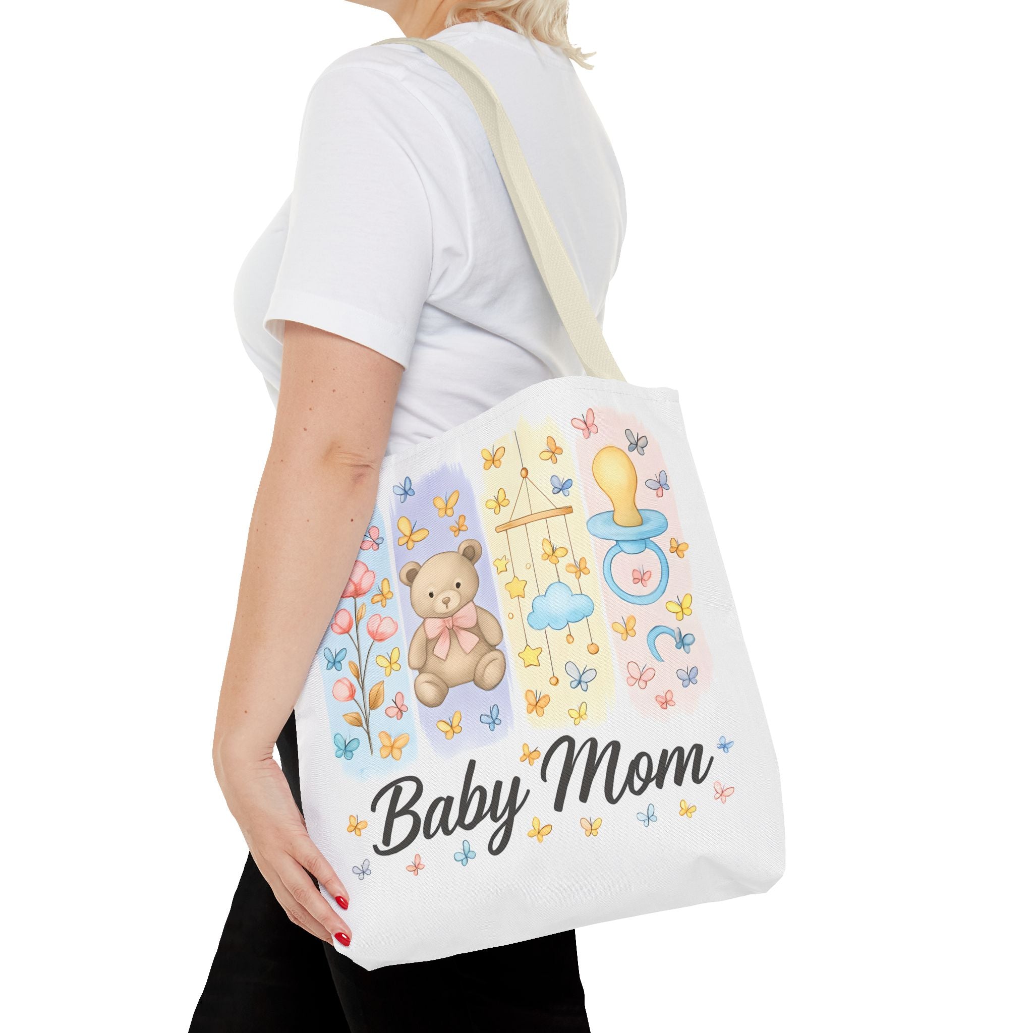 Baby Mom Tote Bag – Cute Gift for New Moms, Nursery Bag