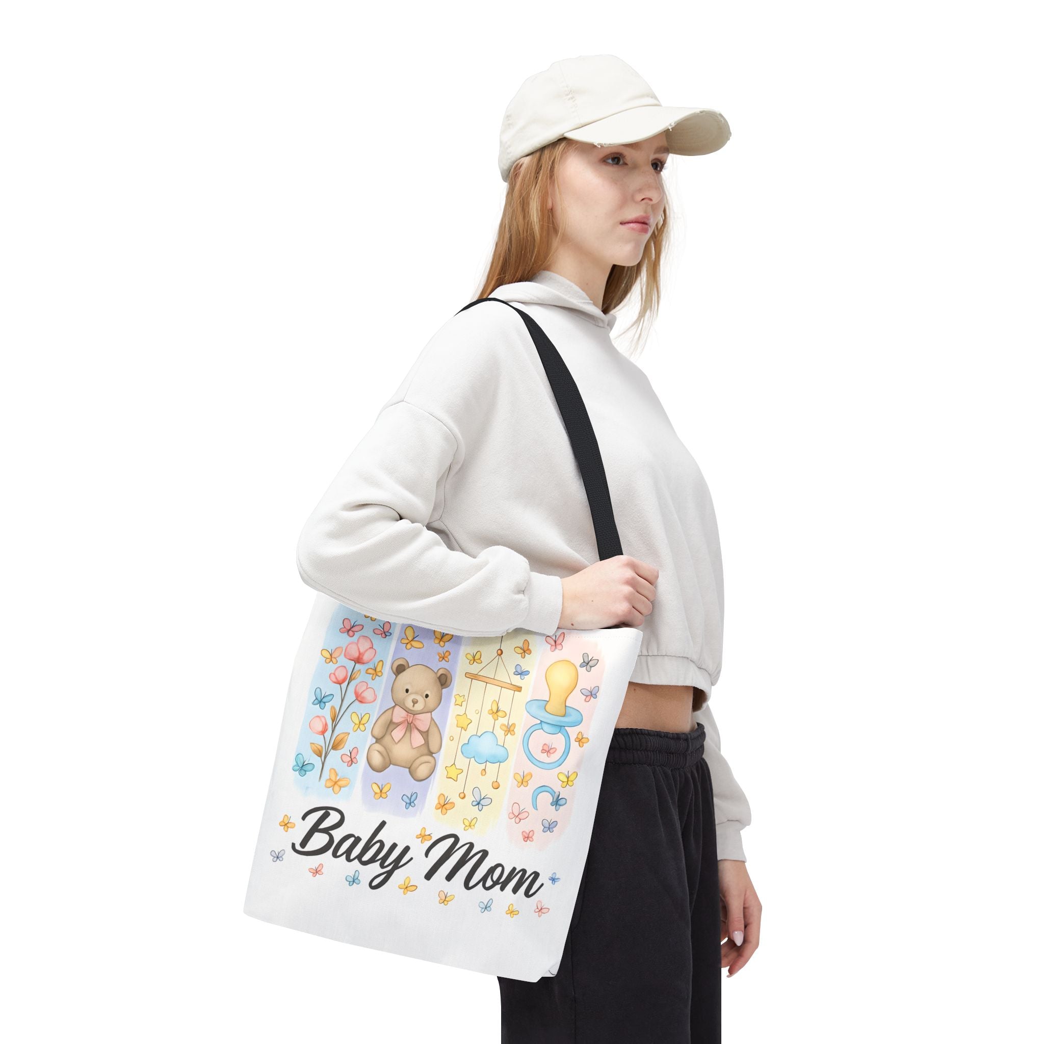 Baby Mom Tote Bag – Cute Gift for New Moms, Nursery Bag