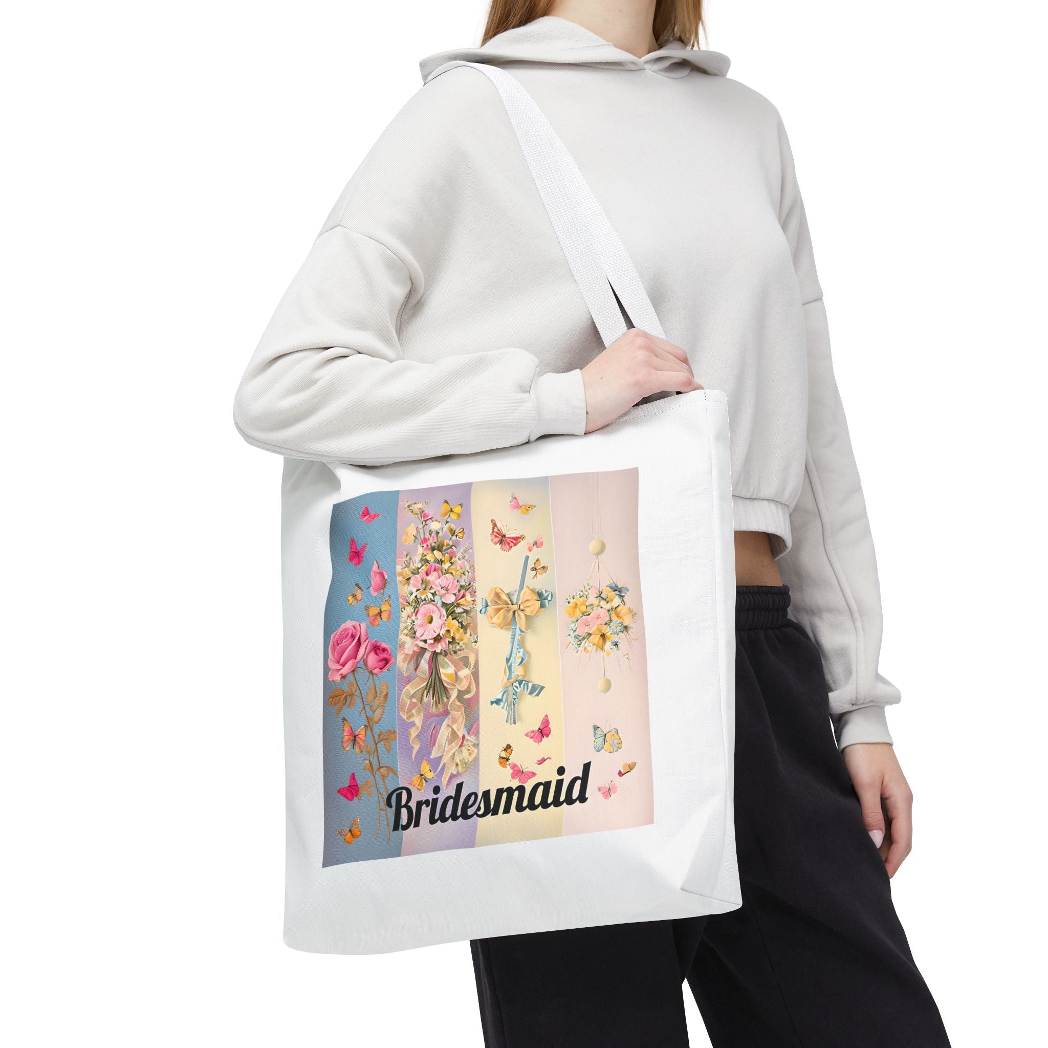 Bridesmaid Tote Bag. Bridal Party Accessory