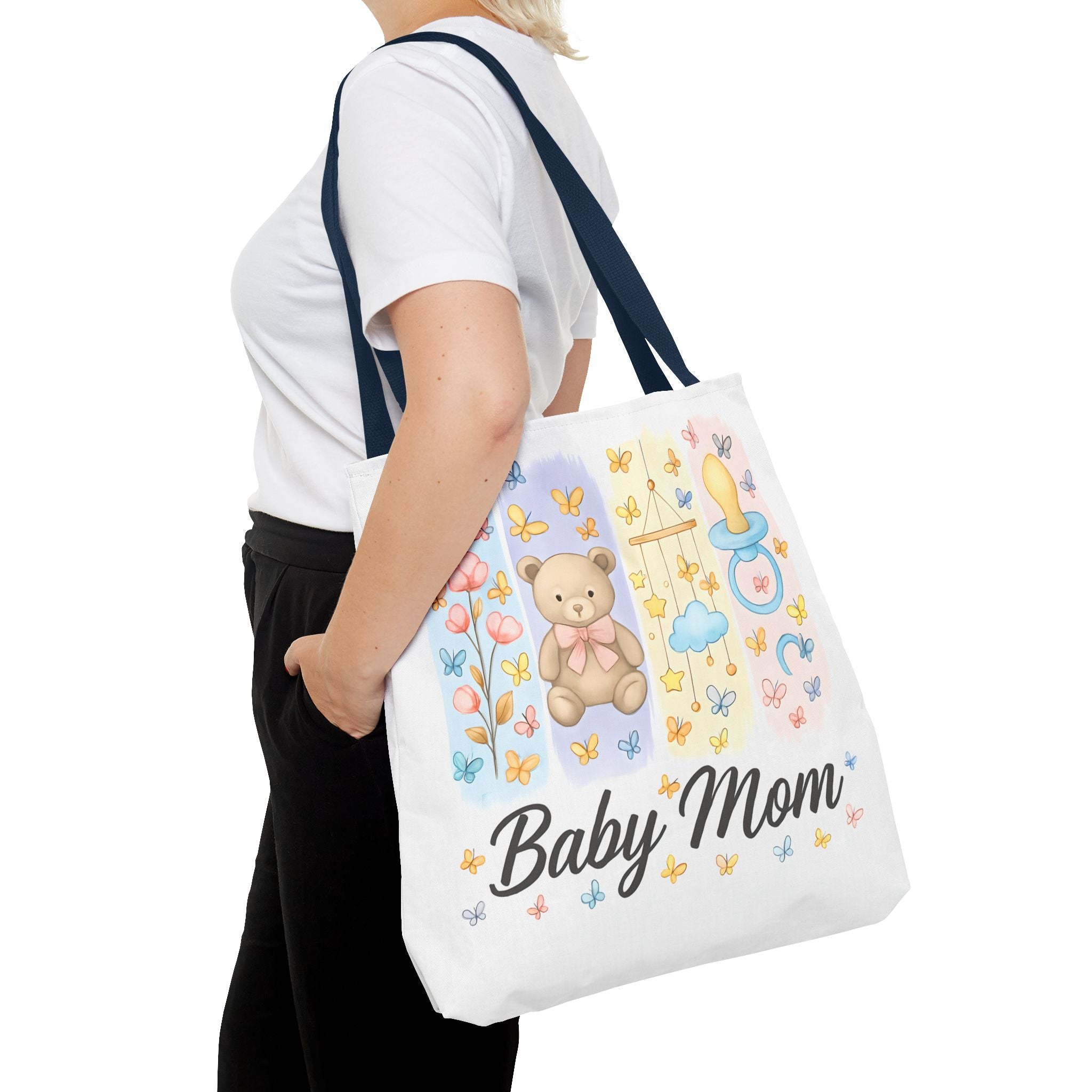 Baby Mom Tote Bag – Cute Gift for New Moms, Nursery Bag