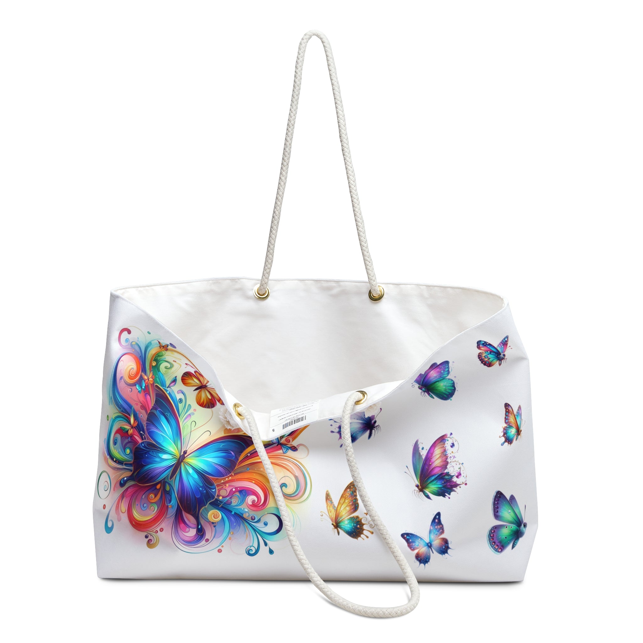 Colorful Butterfly Weekender Bag - Perfect for Travel, Beach, Gym, Gifts, and Weekend Getaways!