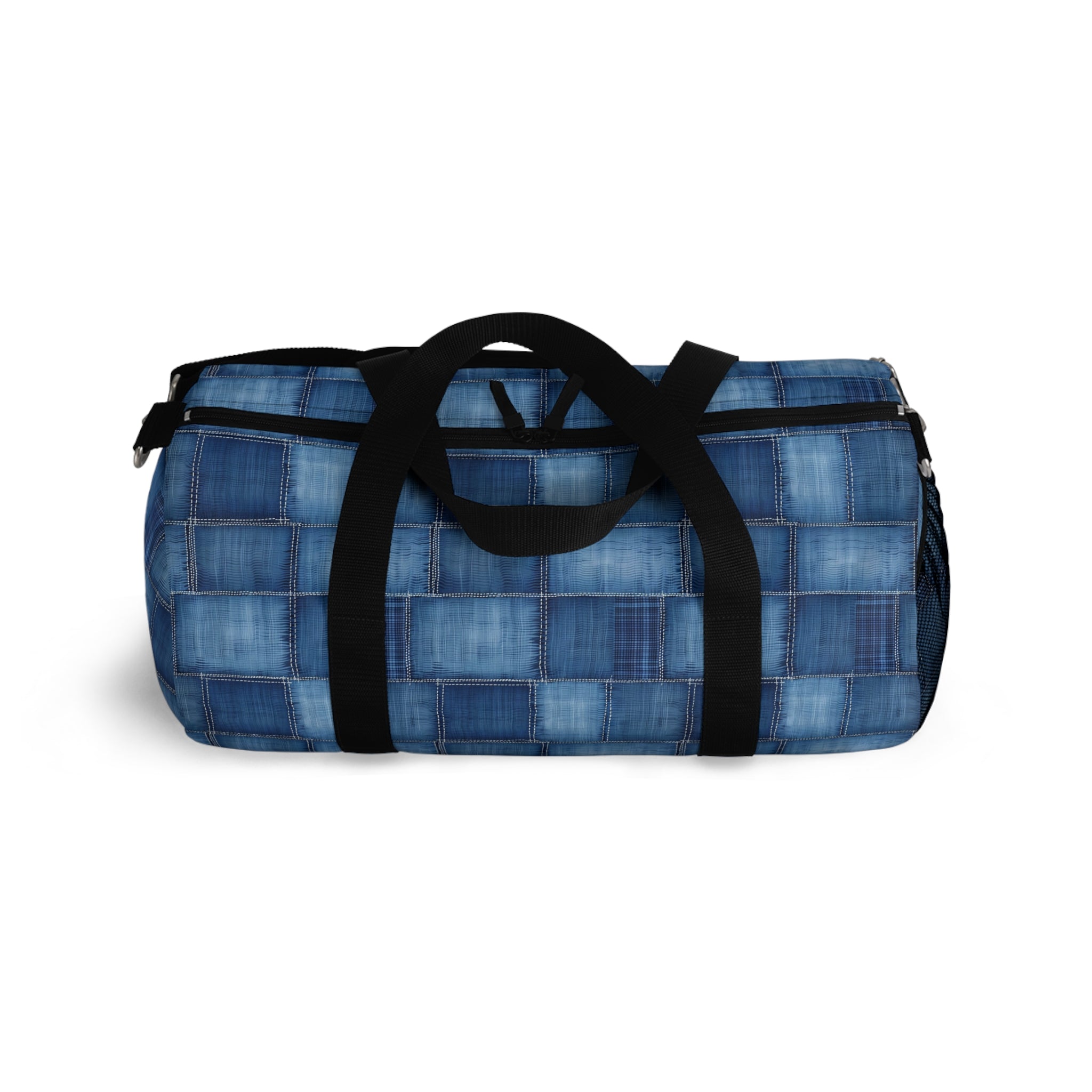 Denim Look Duffel Bag