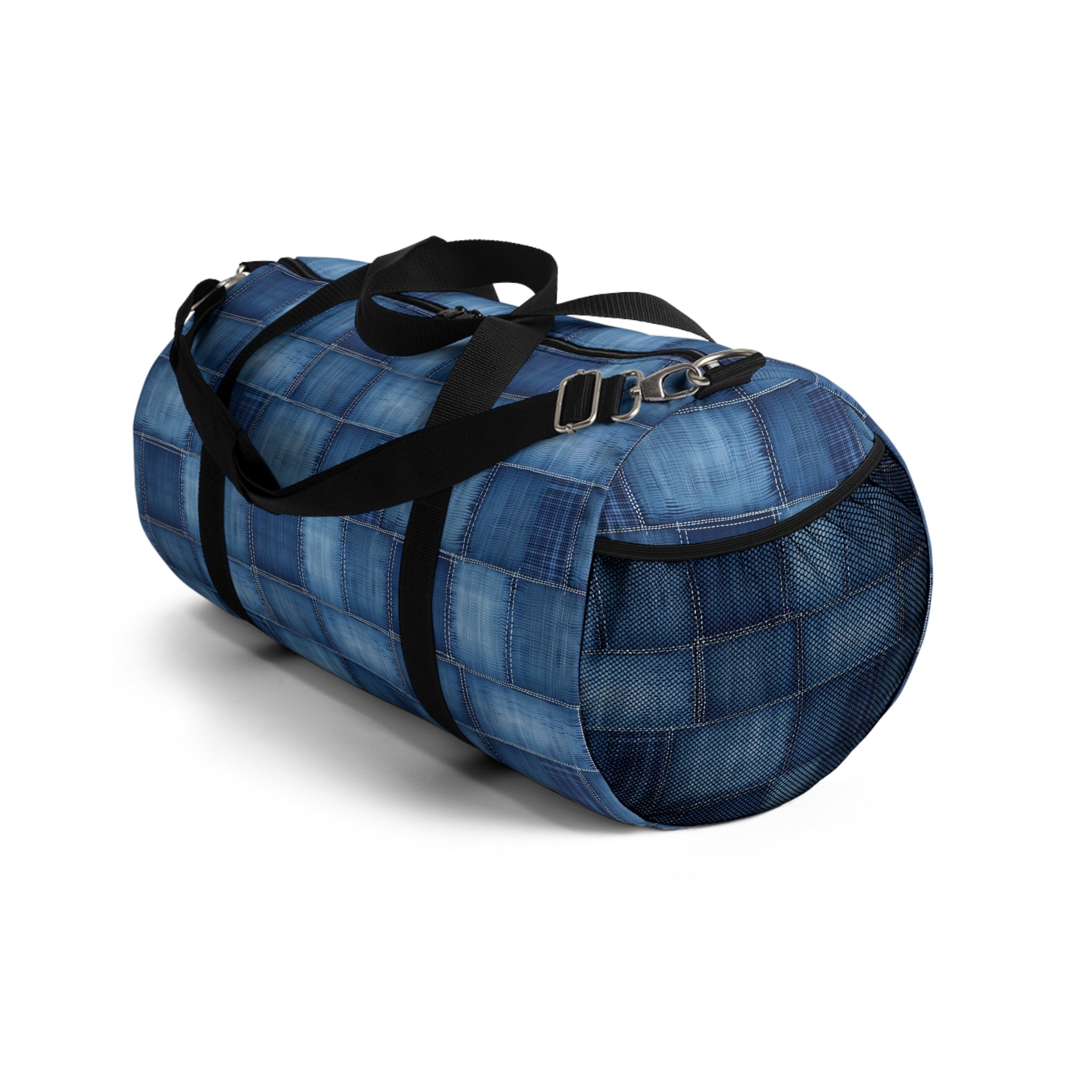 Denim Look Duffel Bag