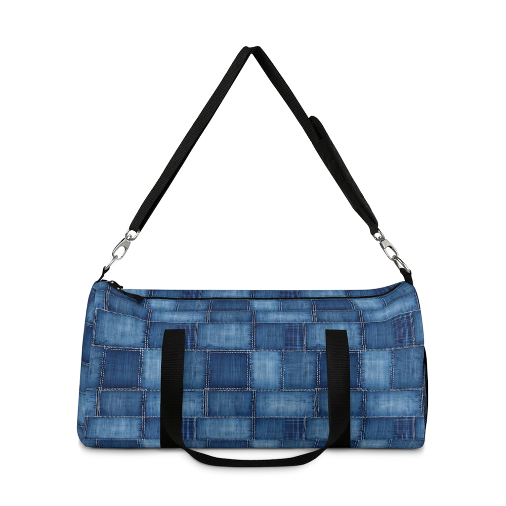 Denim Look Duffel Bag