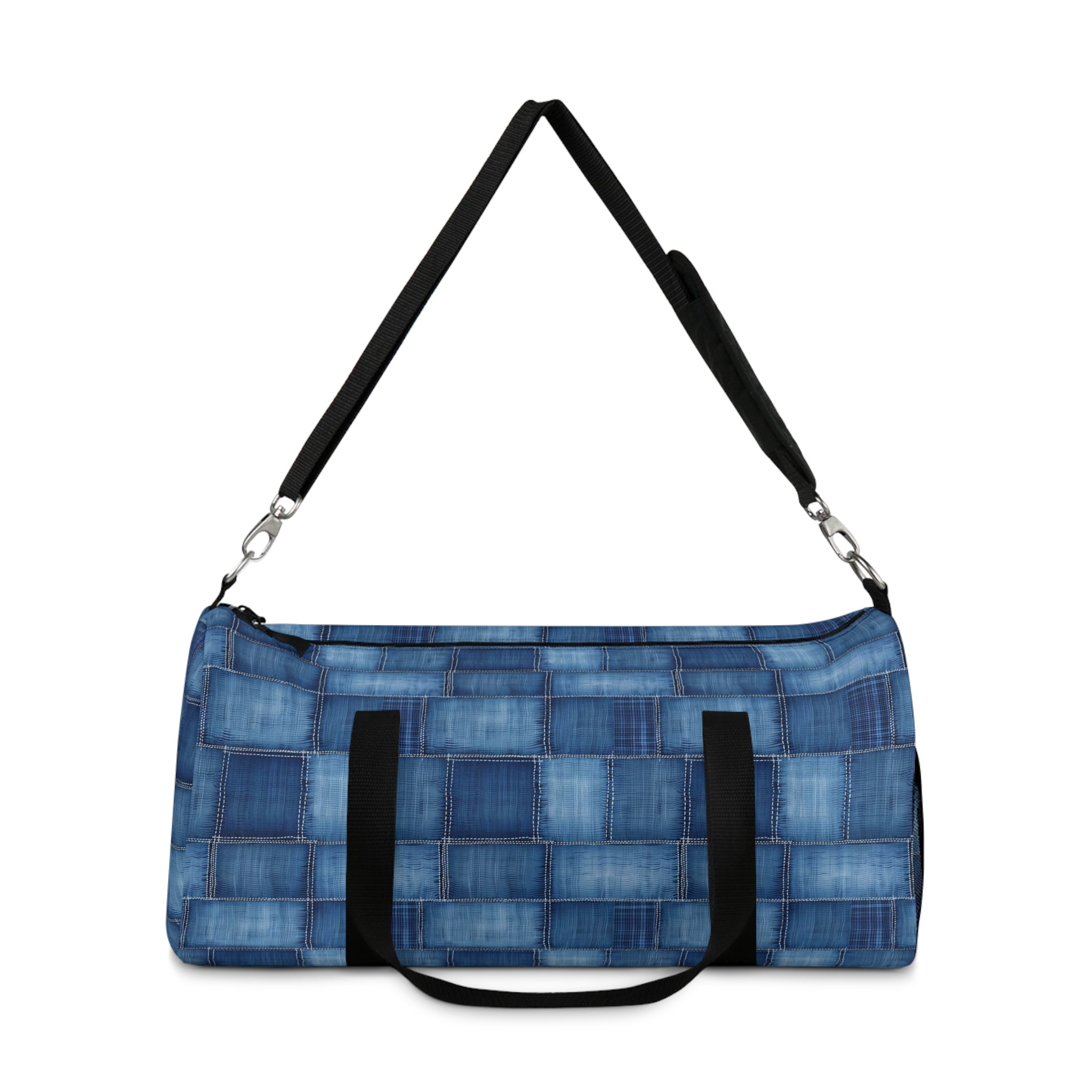 Denim Look Duffel Bag