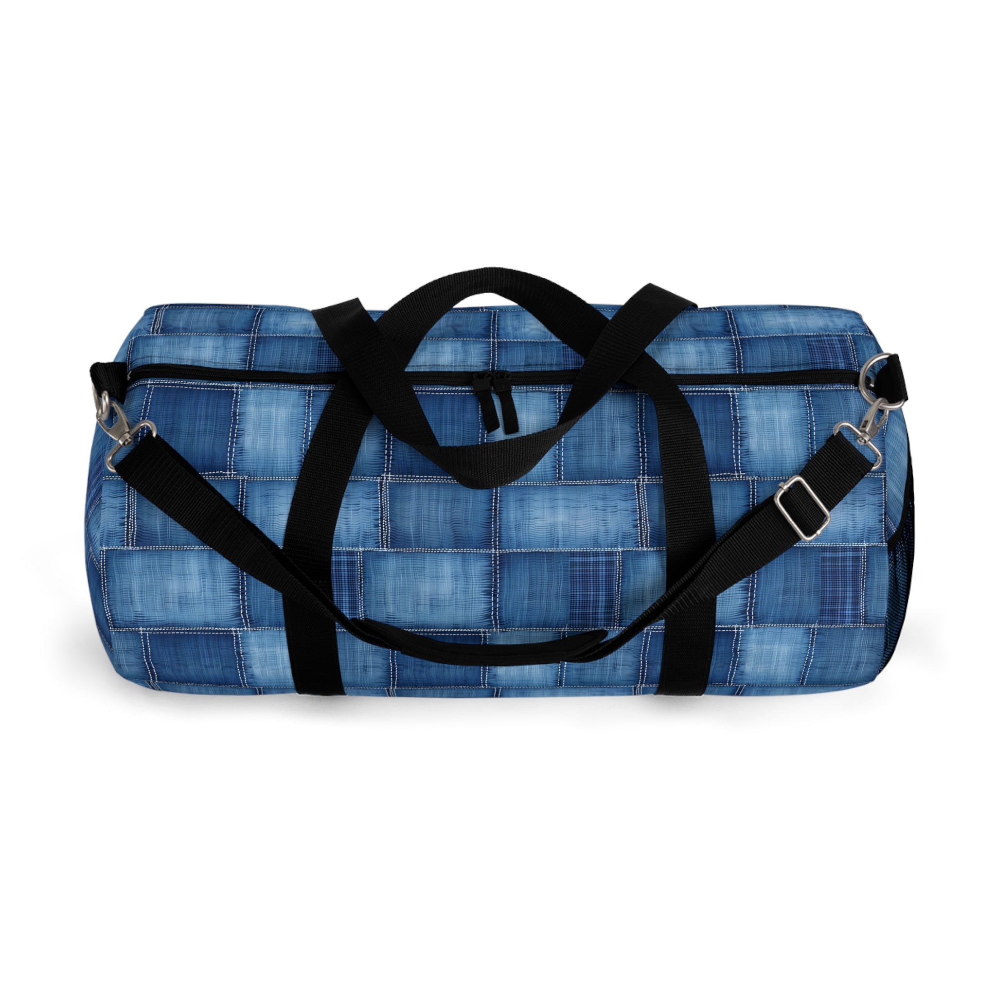 Denim Look Duffel Bag