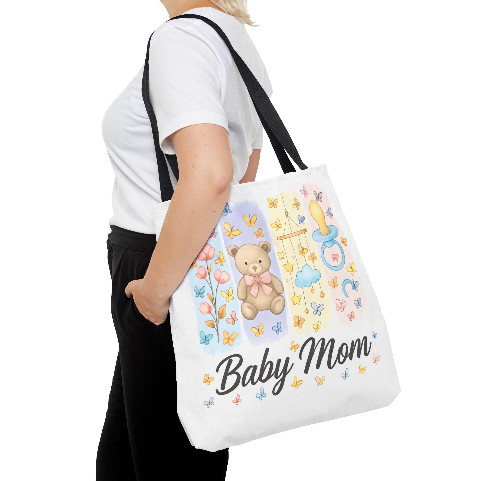 Baby Mom Tote Bag – Cute Gift for New Moms, Nursery Bag