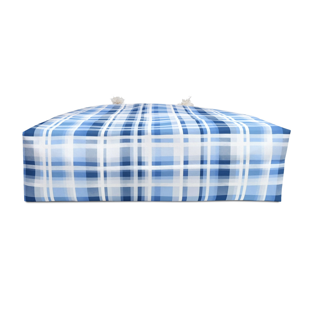 Stylish Plaid Weekender Bag, Travel Bag