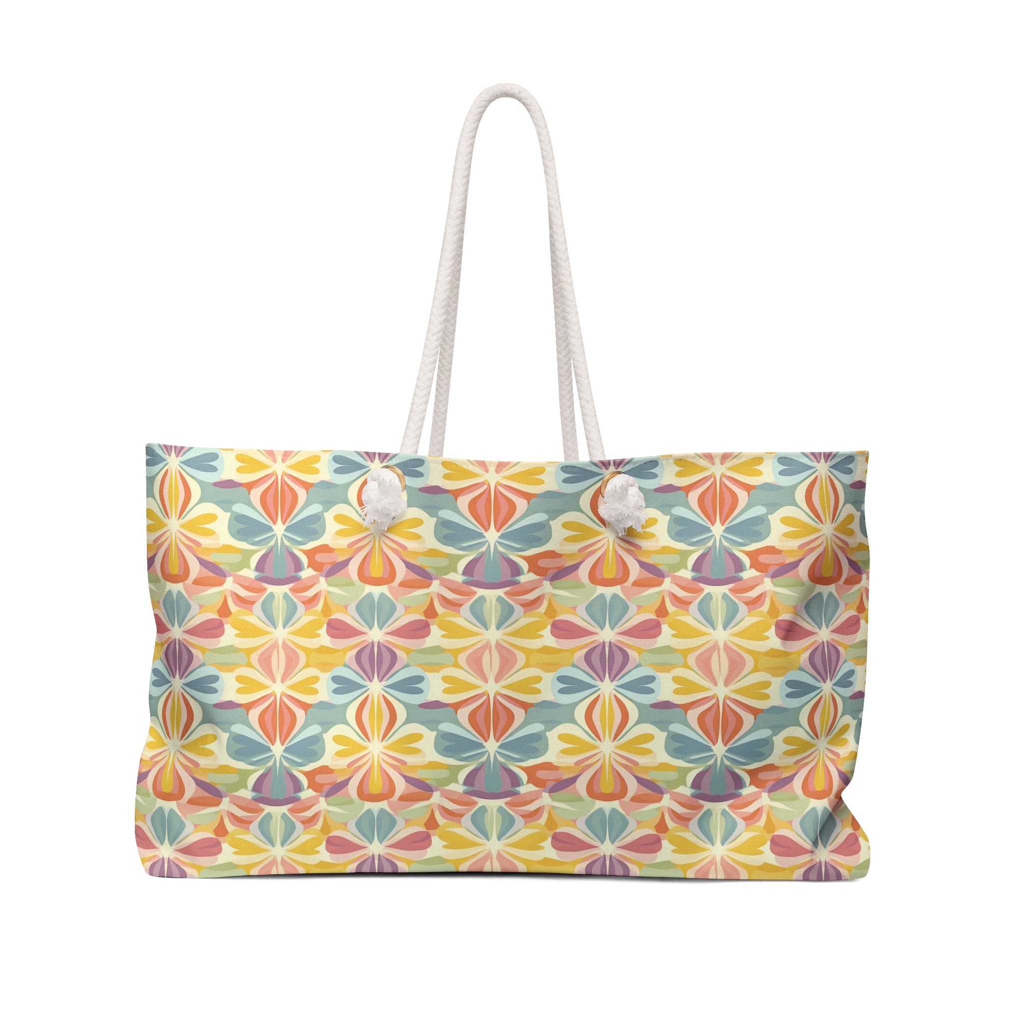 Bright Floral Weekender Bag