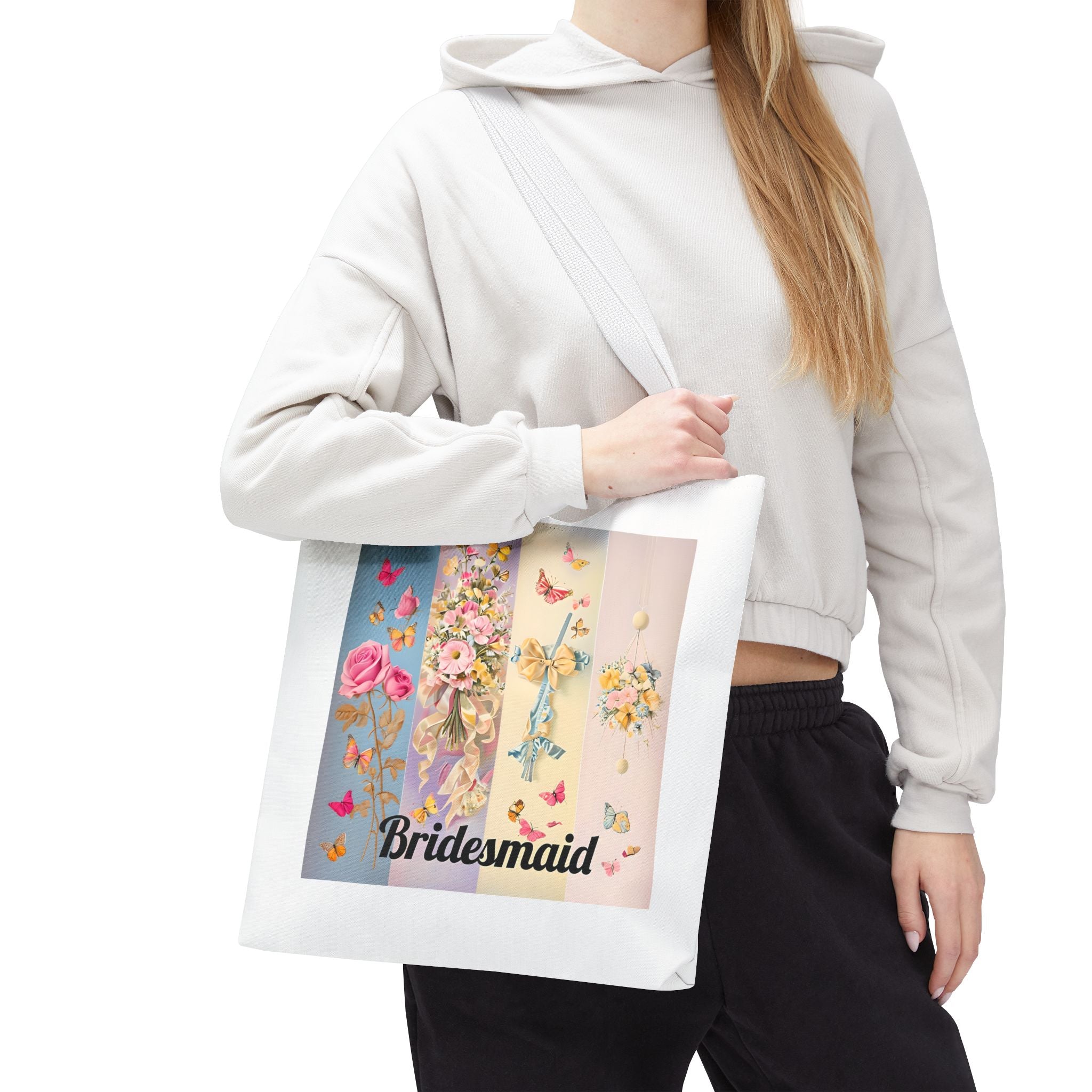 Bridesmaid Tote Bag. Bridal Party Accessory