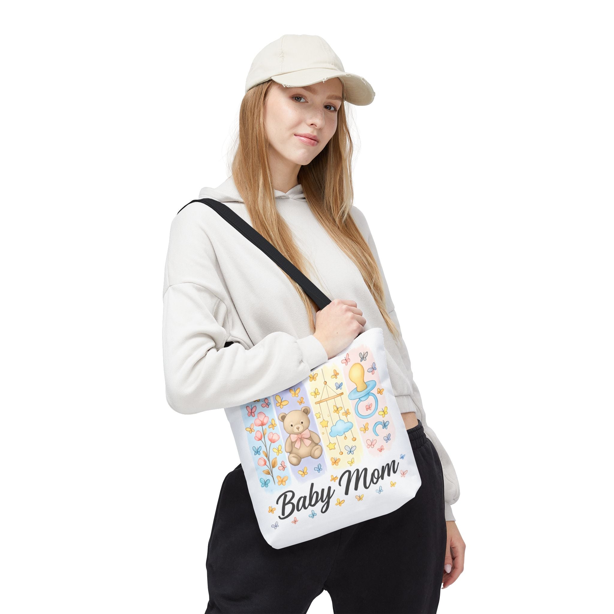 Baby Mom Tote Bag – Cute Gift for New Moms, Nursery Bag