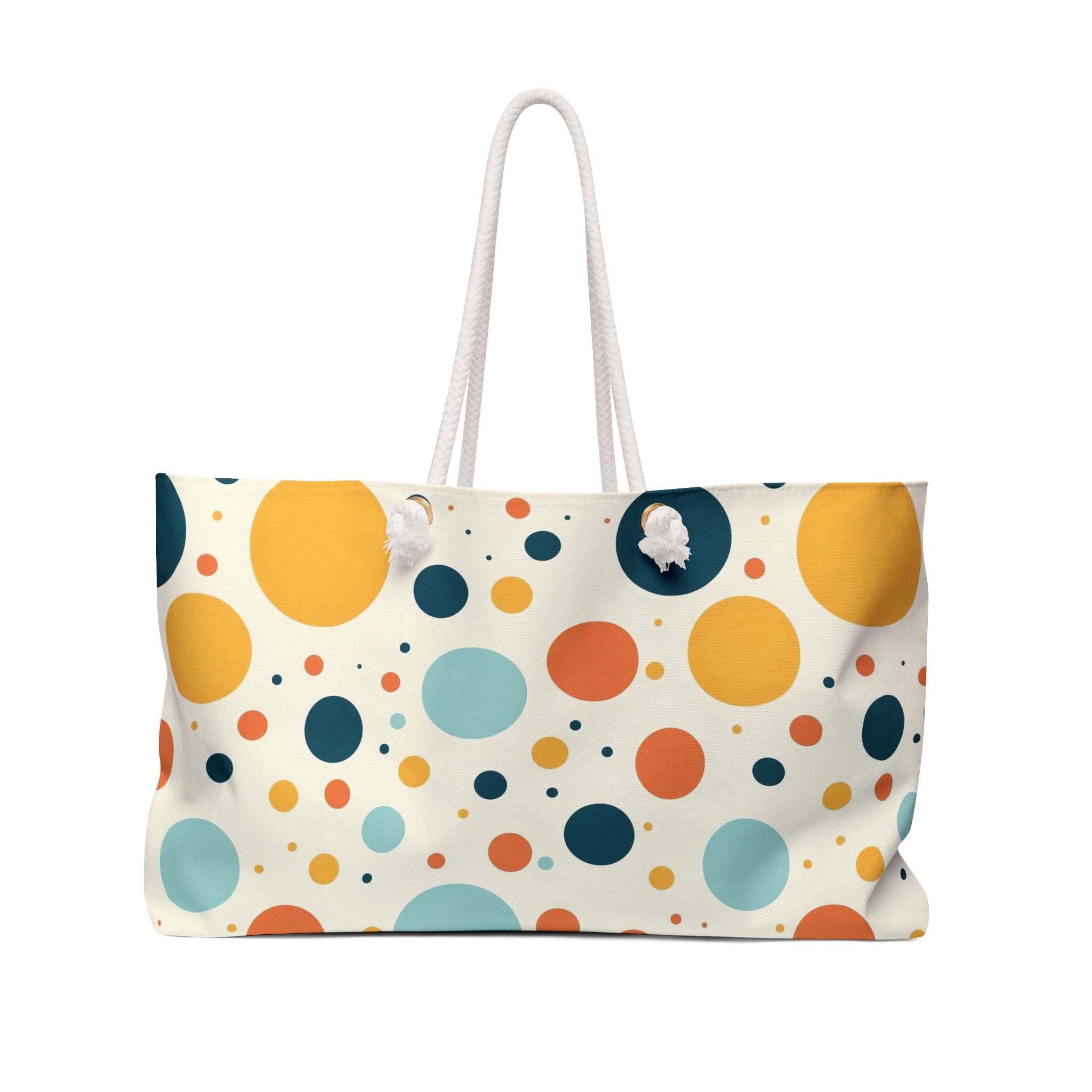 Colorful Polka Dot Weekender Bag