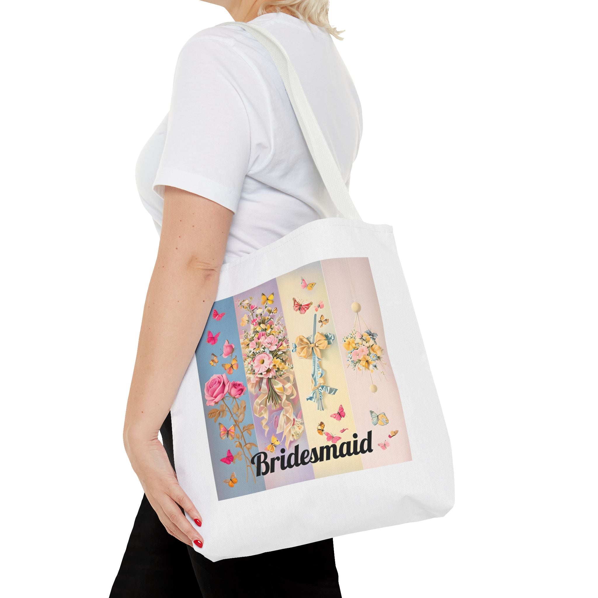 Bridesmaid Tote Bag. Bridal Party Accessory