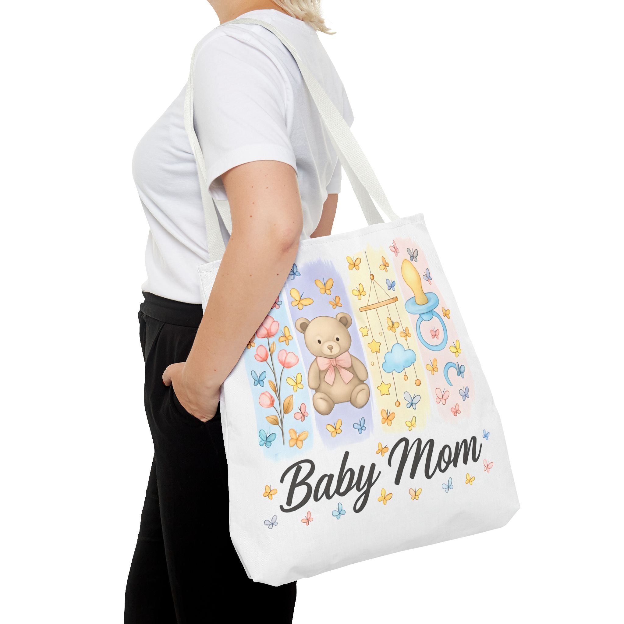 Baby Mom Tote Bag – Cute Gift for New Moms, Nursery Bag