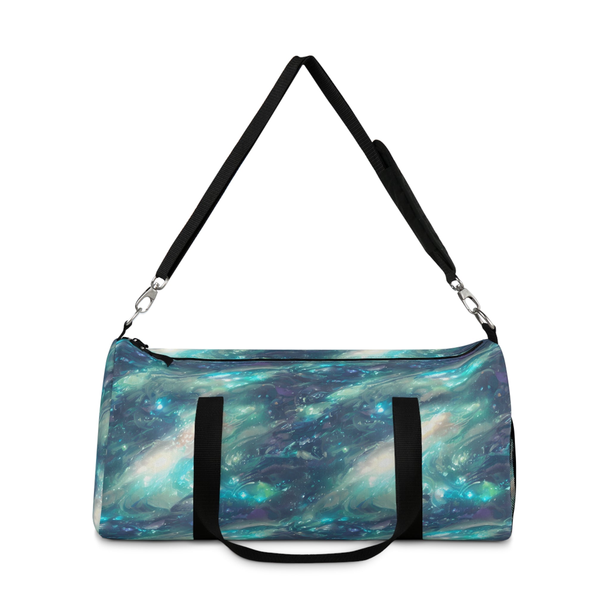 Cosmic Print Duffel Bag , Stylish Travel Companion