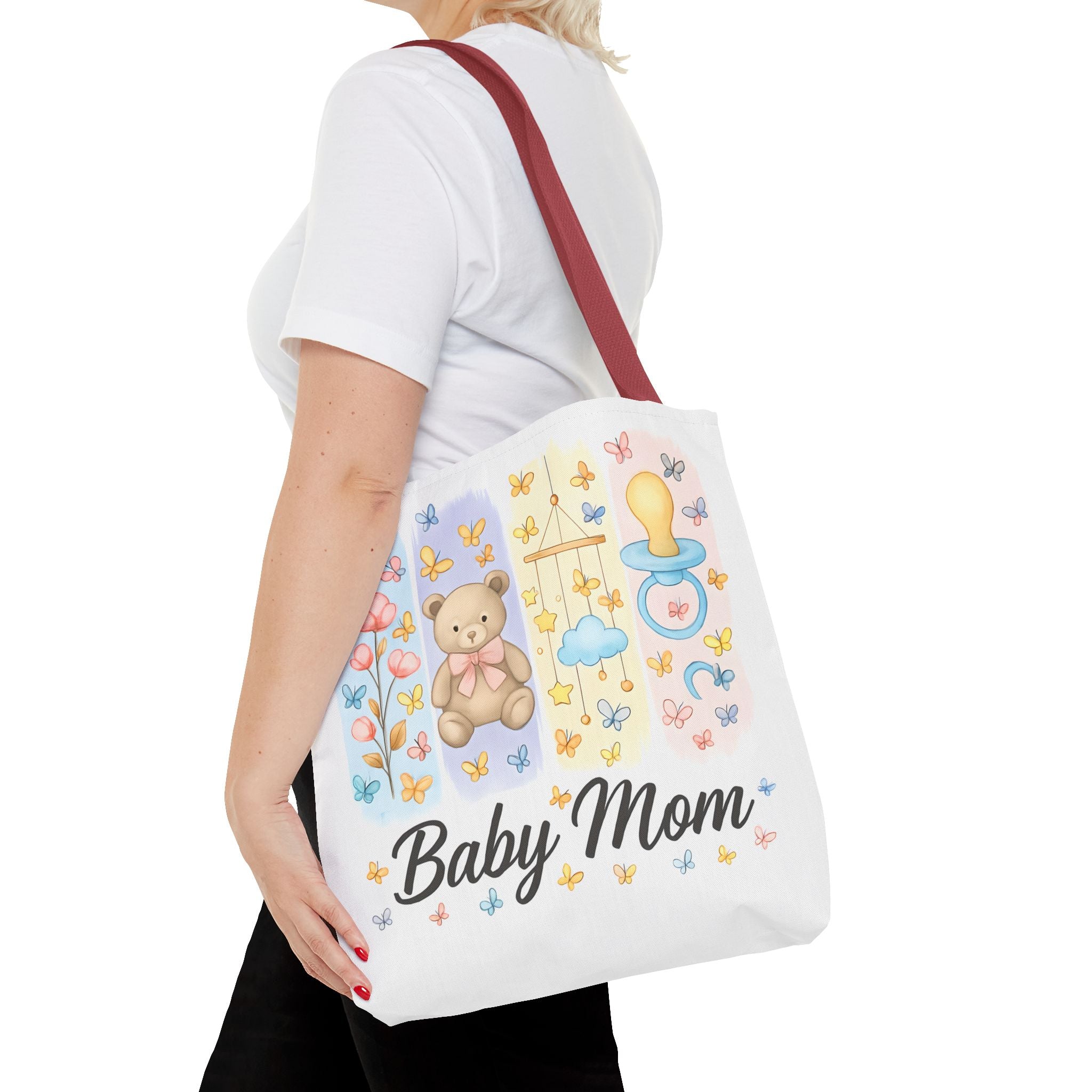 Baby Mom Tote Bag – Cute Gift for New Moms, Nursery Bag