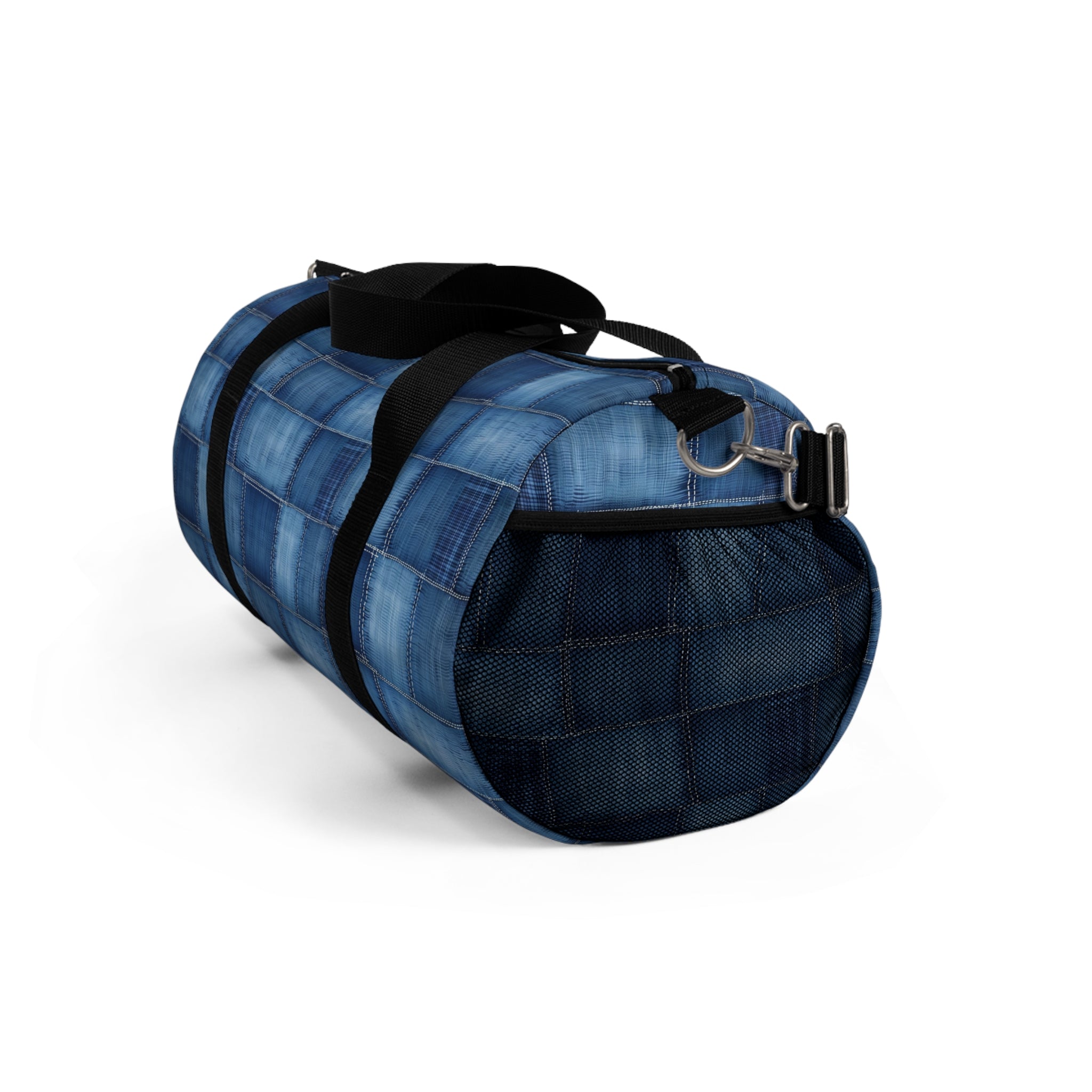 Denim Look Duffel Bag