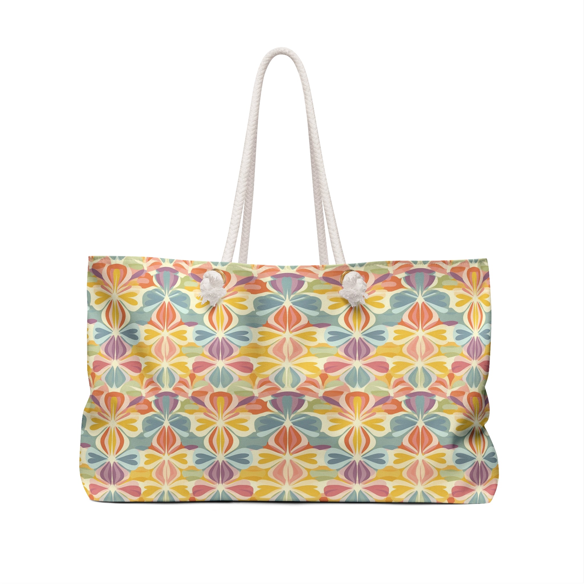 Bright Floral Weekender Bag