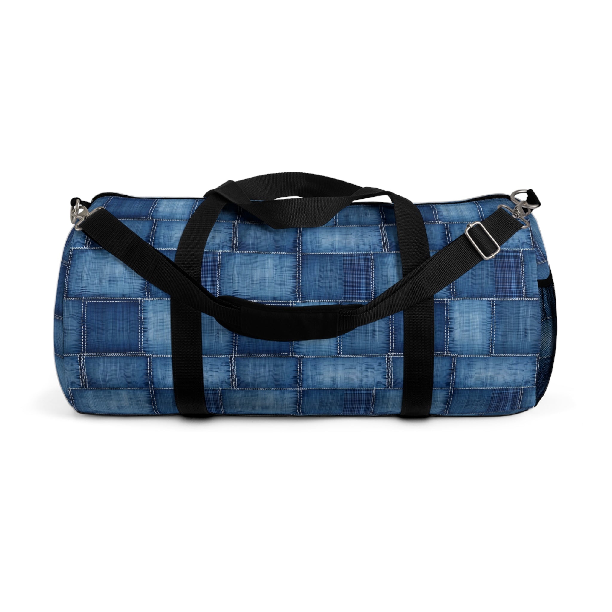 Denim Look Duffel Bag