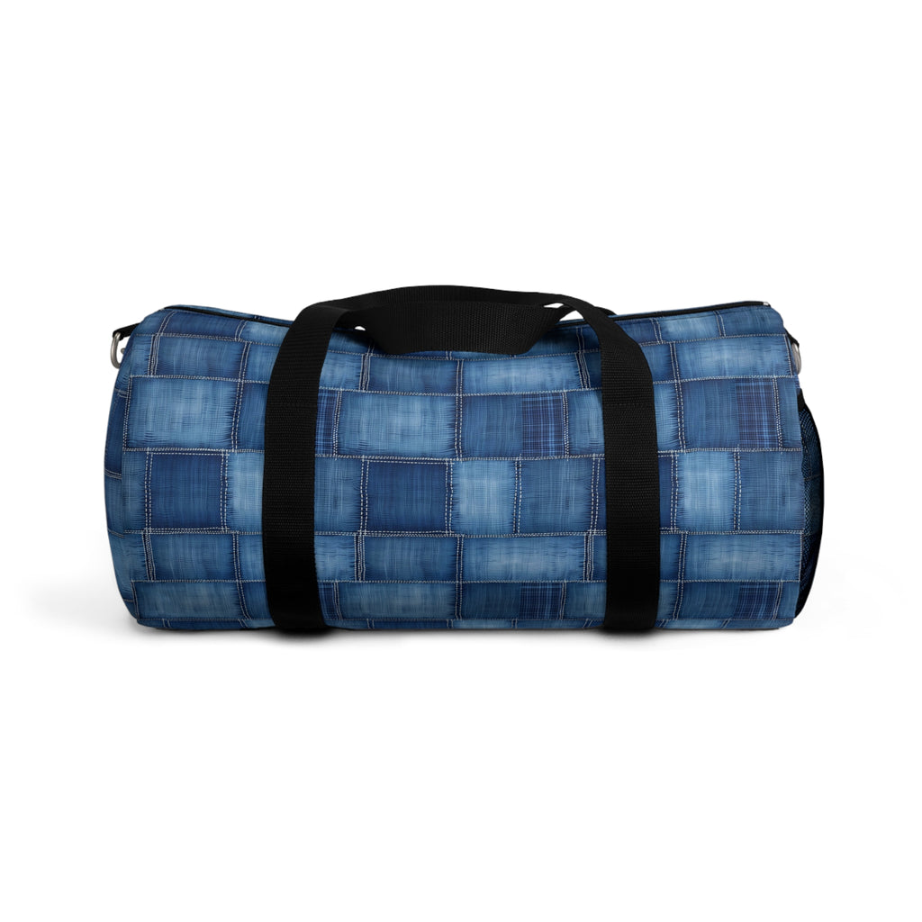 Denim Look Duffel Bag