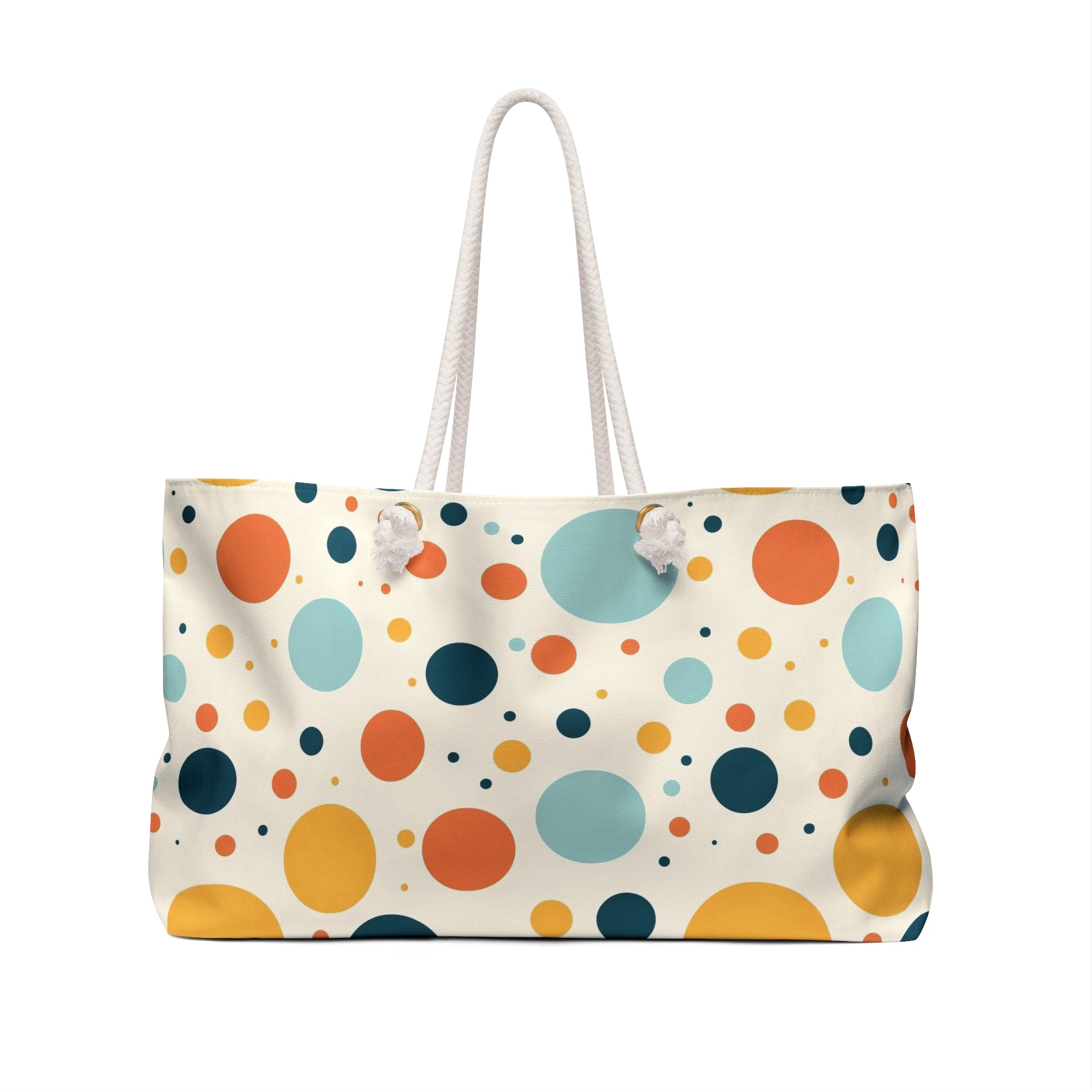 Colorful Polka Dot Weekender Bag