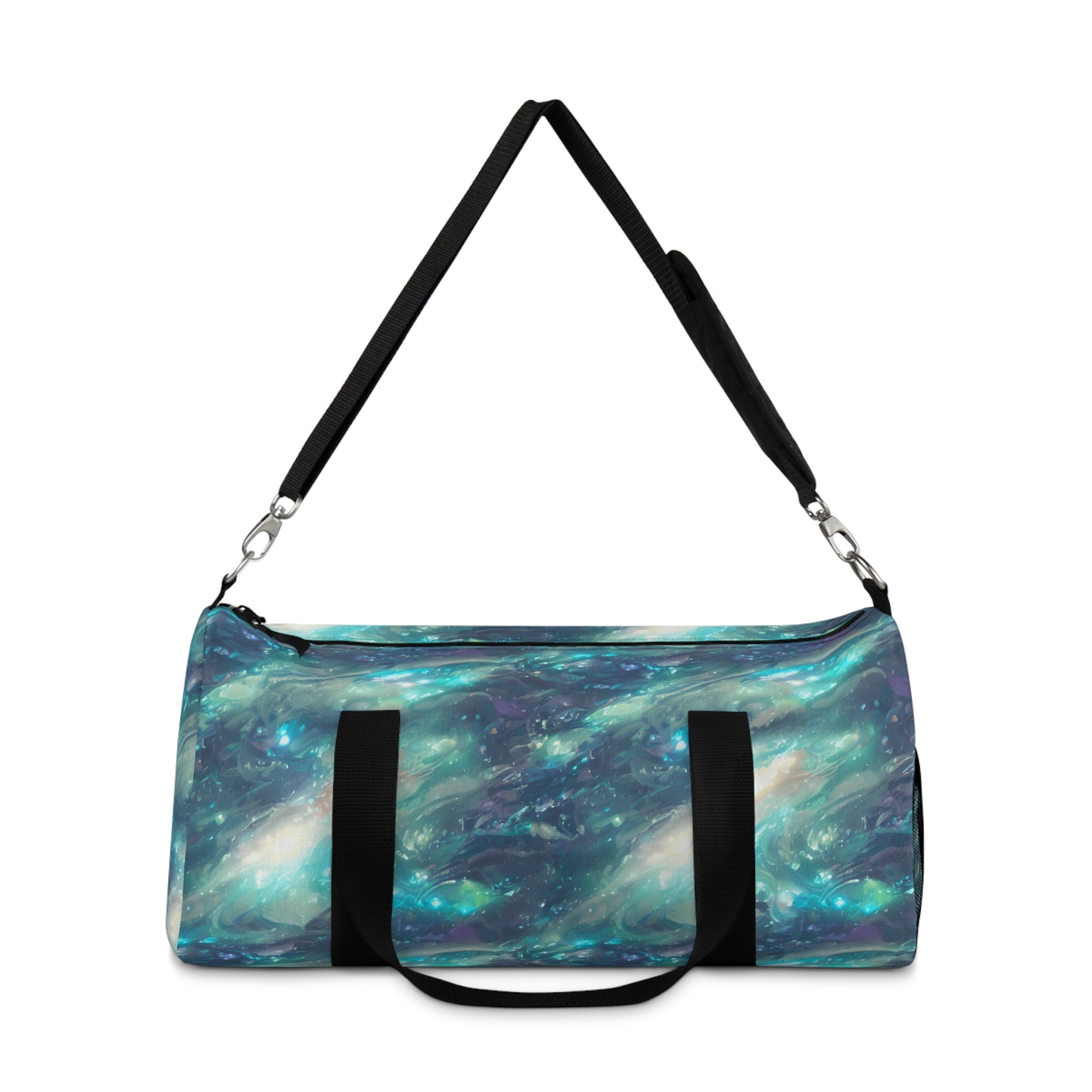 Cosmic Print Duffel Bag , Stylish Travel Companion