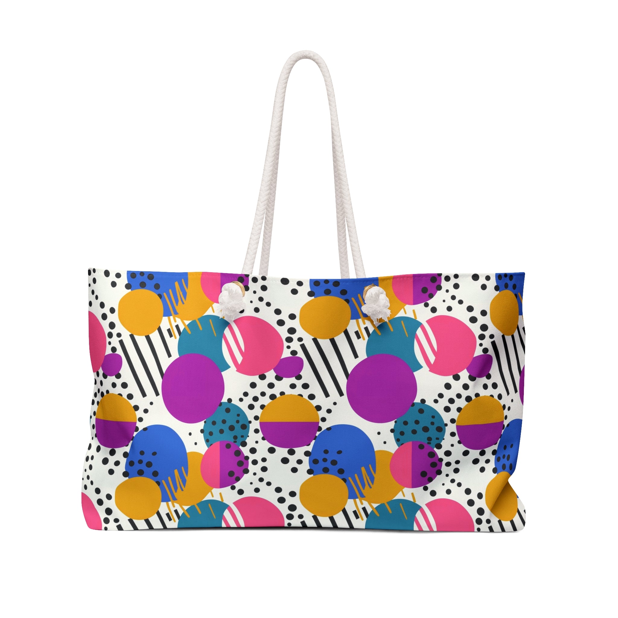 Vibrant Weekend Bag, Chic Beach Carryall